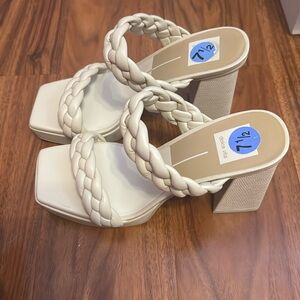 Dolce Vita Cream Block Heels